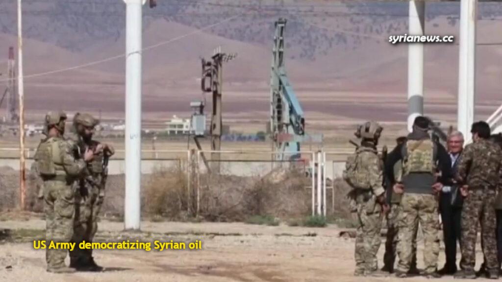 US Army democratizing Syrian oil - Deir Ezzor