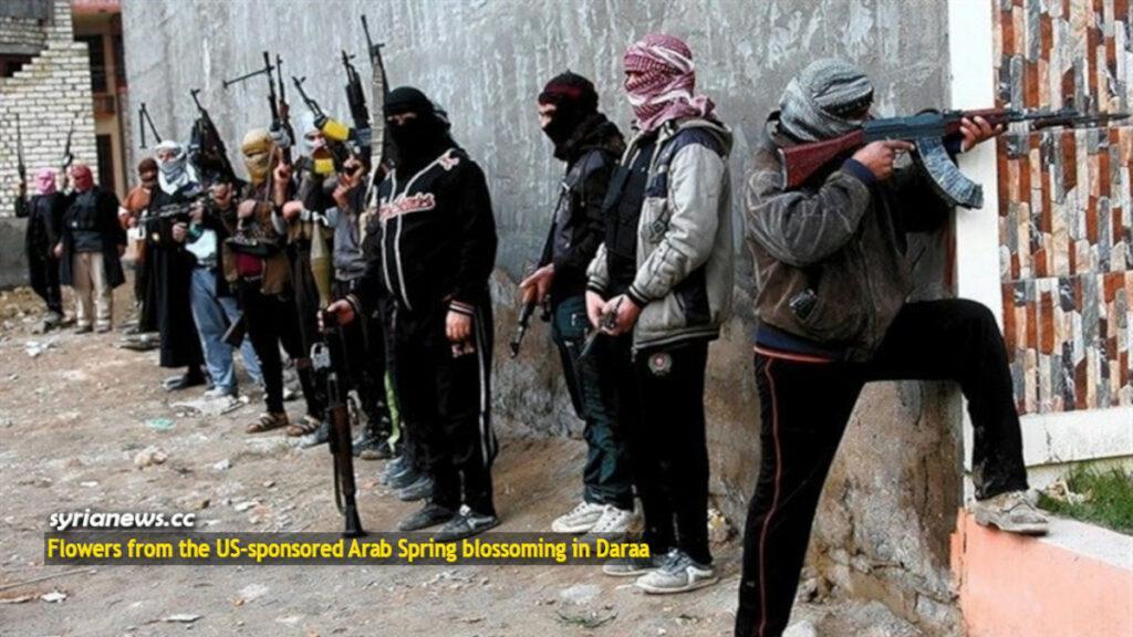 US-sponsored Al Qaeda and ISIS terrorists in Daraa - file photo - داعش والقاعدة في درعا
