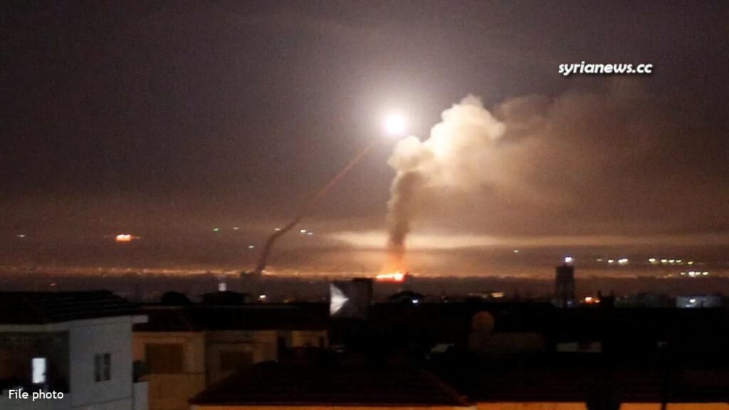 Israel bombs Syria - file photo