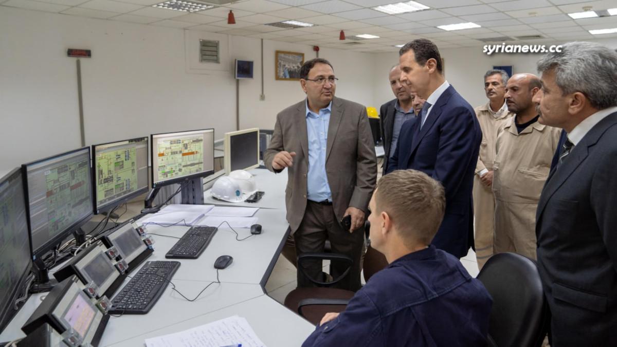 Syria Rebuilding: Assad Inaugurates Relaunch of Gas Turbines