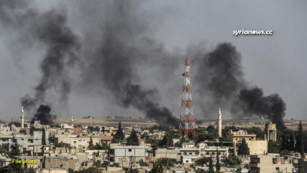NATO Turkey bombs northern Syria - عدوان تركي على شمال سوريا