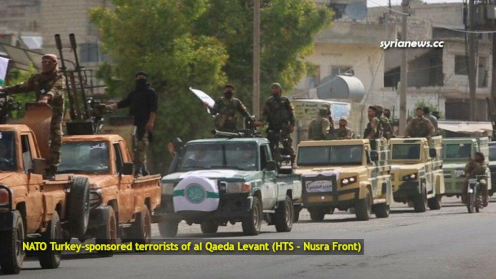 NATO Turkey-sponsored terrorists of al Qaeda Levant (HTS - Nusra Front) إرهابيو هيئة تحرير الشام القاعدة جبهة النصرة في ادلب