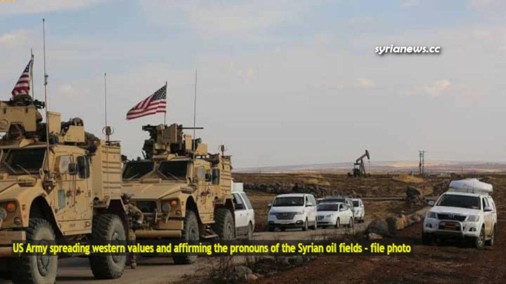 US army stealing Syrian oil - file photo