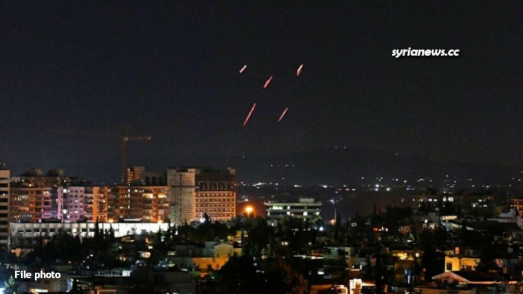 Israel bombs Damascus Syria - عدوان اسرائيلي على دمشق سوريا