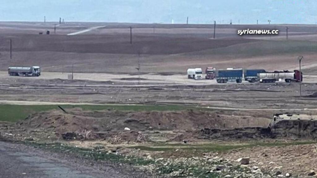 US army stealing Syrian oil - الجيش الامريكي يسرق النفط السوري