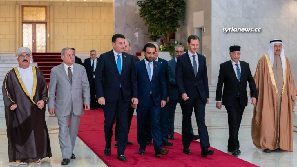 Syrian President Bashar Assad Receives Arab Parliamentary Delegation in Damascus