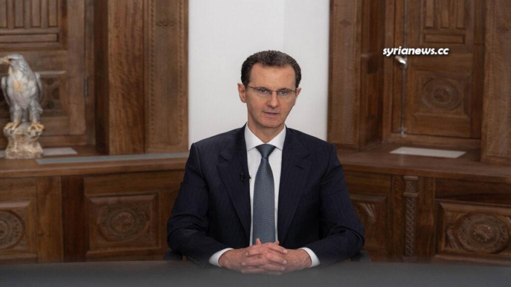 Syrian President Bashar Assad speech after the earthquake كلمة الرئيس السوري بشار الأسد بعد الزلزال