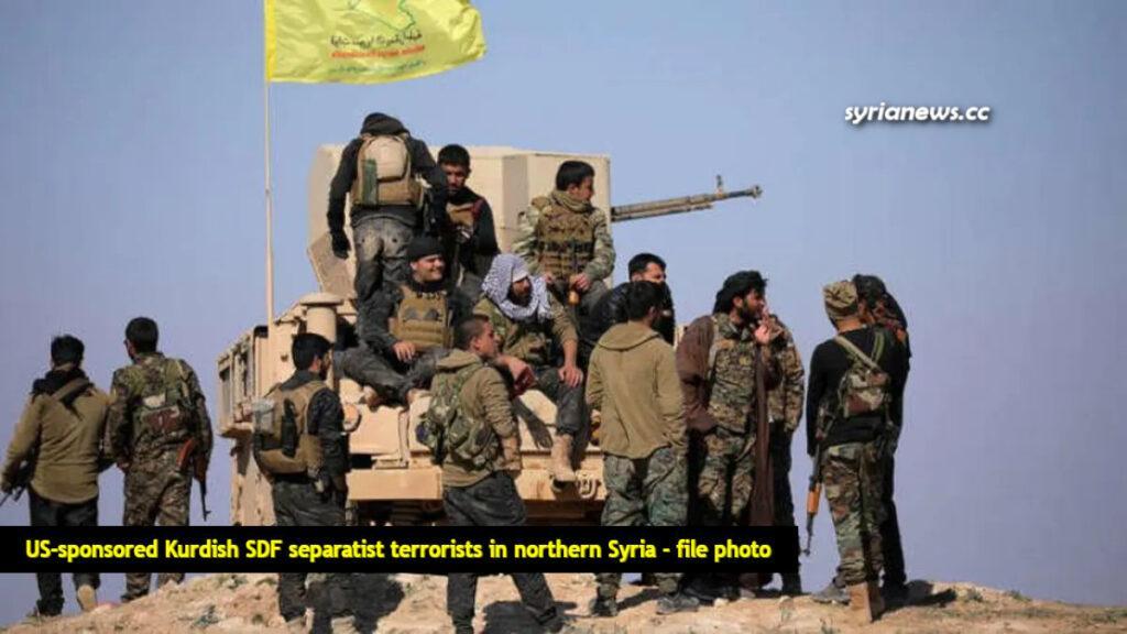 US-sponsored Kurdish SDF terrorists in northern Syria - file photo normalized by NYT