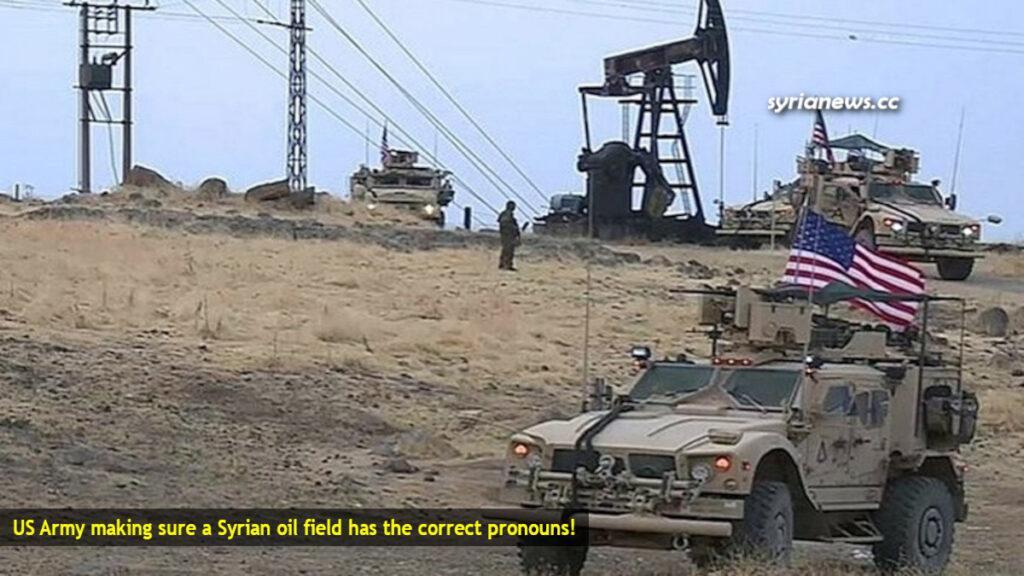 US Army stealing Syrian oil
