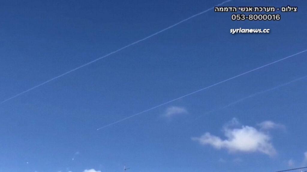 Dozens of missiles fired from southern Lebanon onto northern Palestine -Israel
