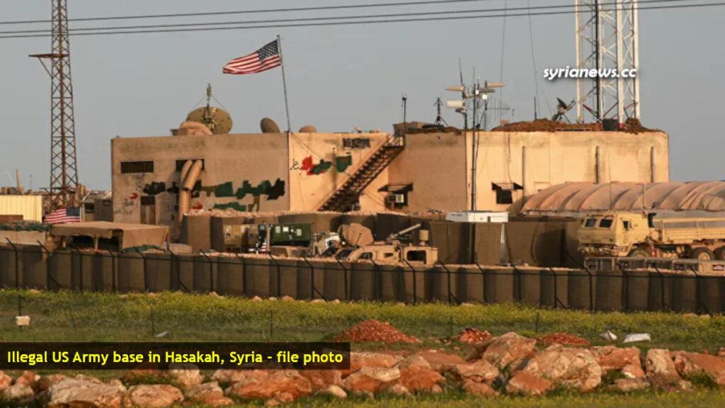 Illegal US Army base in Hasakah, Syria - file photo