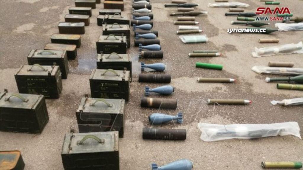 Syrian Security Unearthes more Weapons in Daraa Countryside