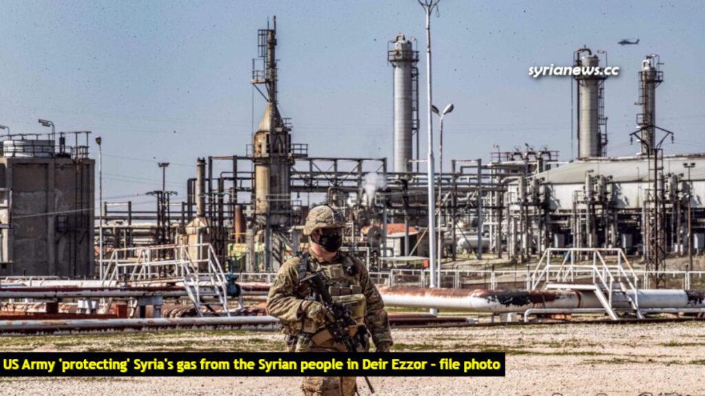US Army occupying Syrian Conoco Gas Field in Deir Ezzor