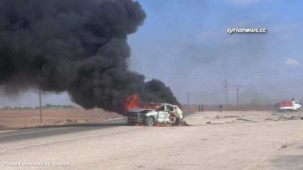 Strong Explosion Kills 4 US-sponsored Kurdish SDF Terrorists in Deir Ezzor - مقتل 4 إرهابيين من قسد بينهم قيادي يدعى كريبوز بريف دير الزور