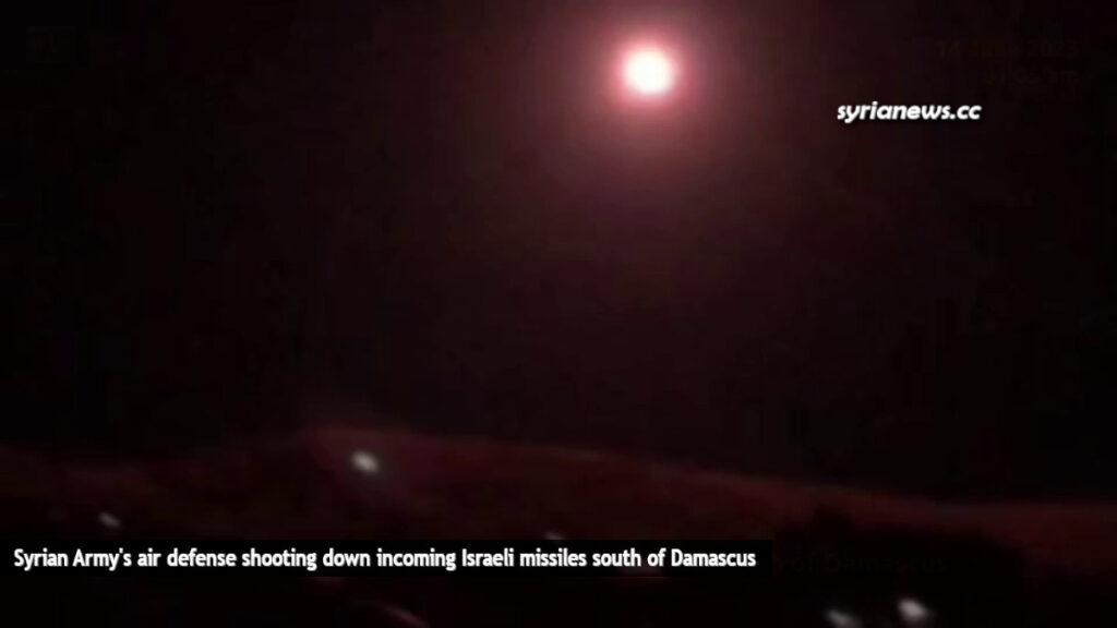 Israel bombs southern Damascus from over the Golan - عدوان اسرائيلي على جنوب دمشق من اتجاه الجولان المحتل