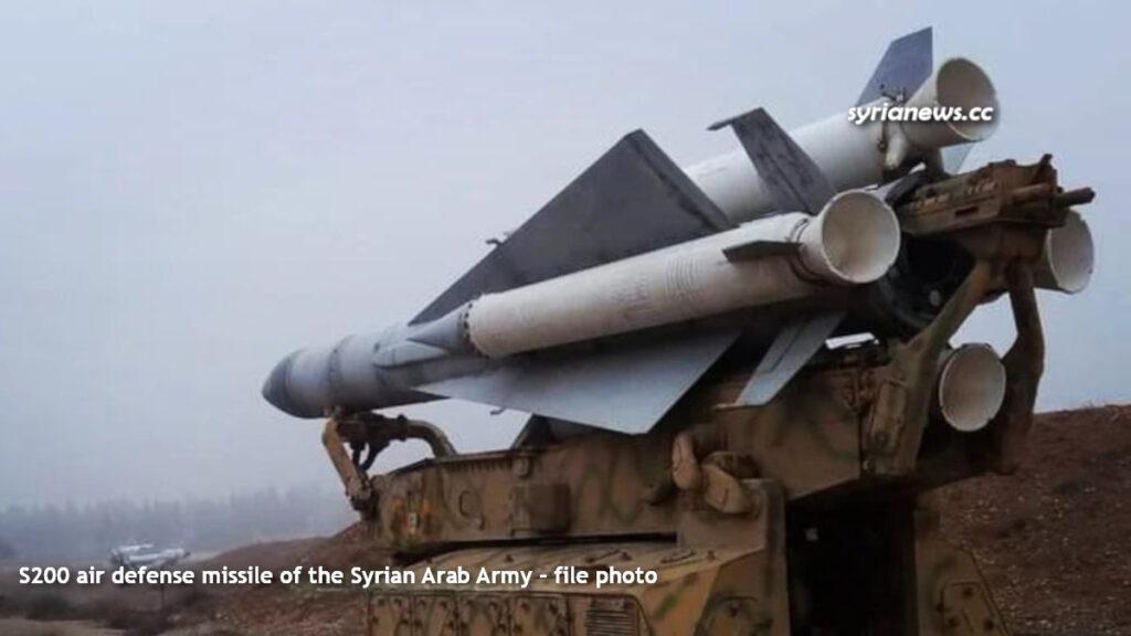 60 years old Syrian S200 air defense missile - fille photo