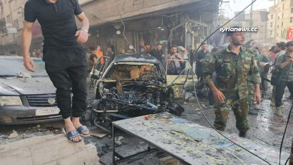 Terrorist Explosion Kills 6 People Injures 23 in Sayyeda Zainab Damascus - انفجار ارهابي يقتل ويجرح العشرات قرب مقام السيدة زينب جنوبي دمشق
