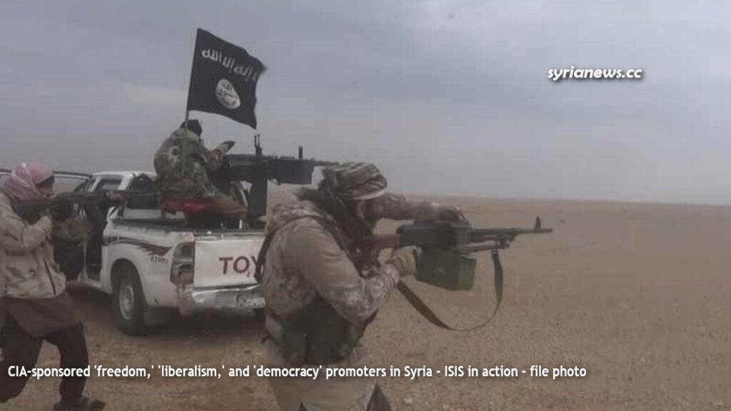 ISIS ISIL Daesh in Syria - USA CIA NATO - file photo - داعش في البادية السورية