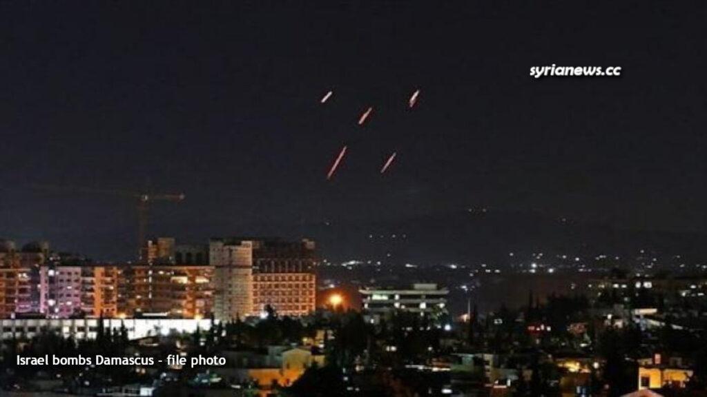 Israel bombs Damascus - file photo