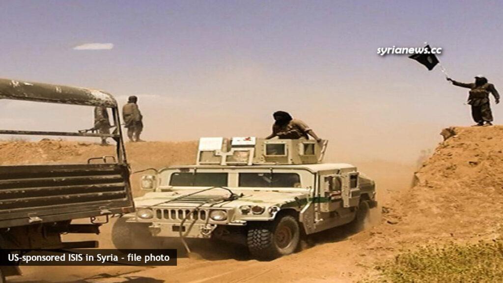 US-sponsored ISIS in Syria