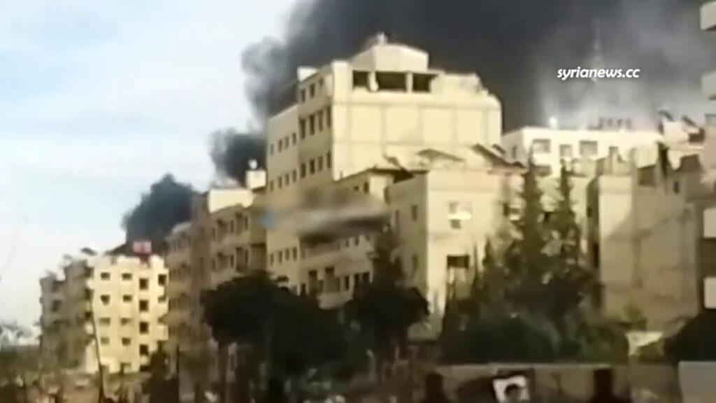 Israel bombs southern Damascus - Syria - اسرائيل تقصف السيدة زينب جنوب شرقي دمشق