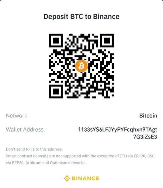 donate with btc bitcoin