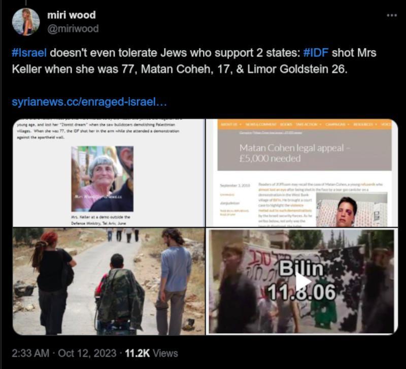 Miri Wood reply Israel two state Judaism- https://x.com/miriwood/status/1712235026866114898