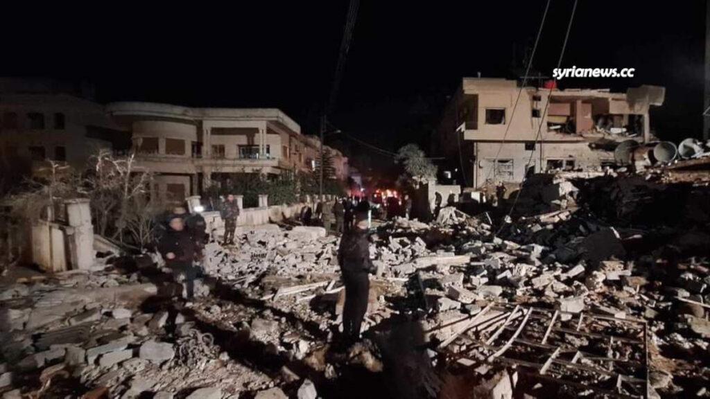 Satanic Children Killer Israel Commits a New Massacre in Homs, Syria