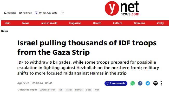 Israel has withdrawn thousands of potential cannon fodder from Gaza
