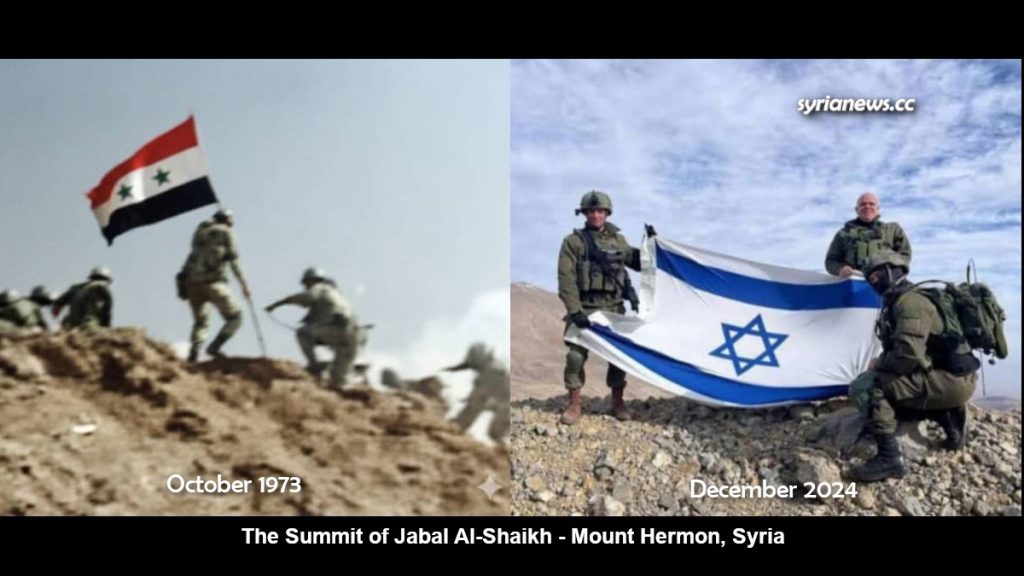 The Summit of Mount Hermon - Jabal Al-Shaikh 1973 - 2024